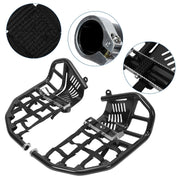 DURAFORCE Foot Peg Nerf Bars W/Black Nets Peg For Kawasaki KFX450R 08-15 Heel Guards