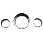 DURAFORCE 7" Headlight 4.5 Passing Light Trim Ring Bezel Visor Fit For Harley Touring 94+