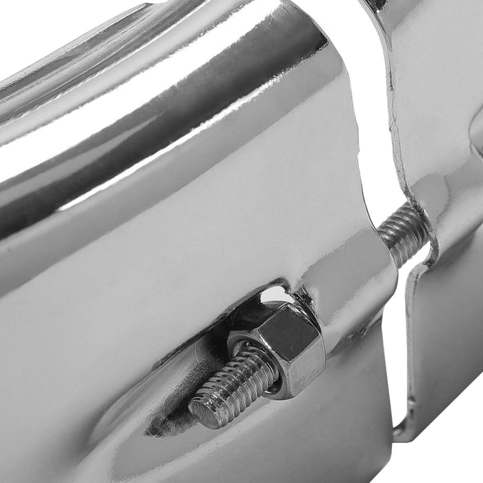 DURAFORCE 7" Headlight 4.5 Passing Light Trim Ring Bezel Visor Fit For Harley Touring 94+