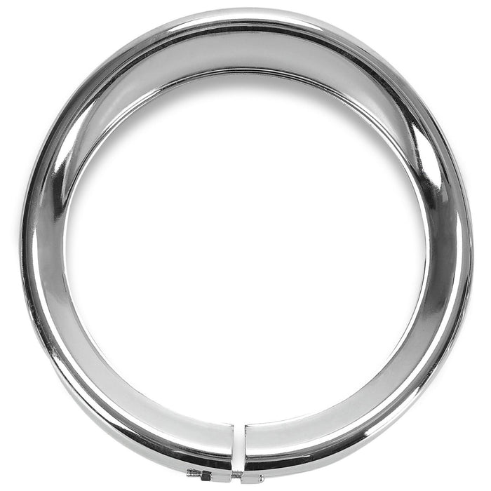 DURAFORCE 7" Headlight 4.5 Passing Light Trim Ring Bezel Visor Fit For Harley Touring 94+