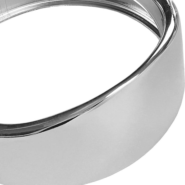 DURAFORCE 7" Headlight 4.5 Passing Light Trim Ring Bezel Visor Fit For Harley Touring 94+