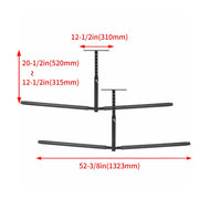 DURAFORCE 2 Kayak Ceiling Storage Rack | Hi-Port 2 | Adjustable Overhead Mount Frame