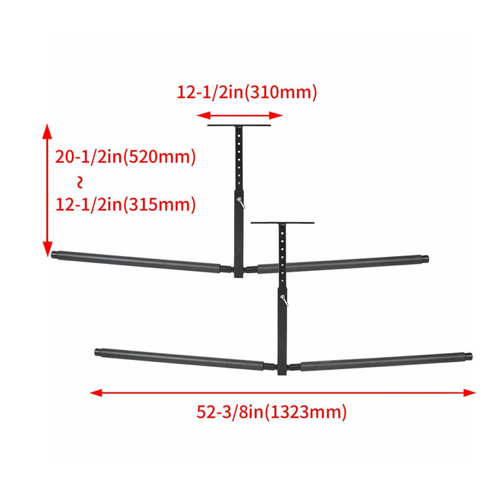DURAFORCE 2 Kayak Ceiling Storage Rack | Hi-Port 2 | Adjustable Overhead Mount Frame