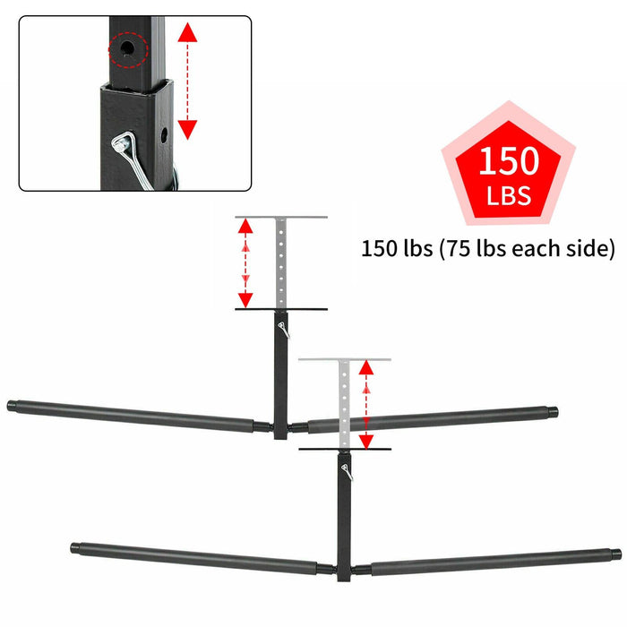 DURAFORCE 2 Kayak Ceiling Storage Rack | Hi-Port 2 | Adjustable Overhead Mount Frame