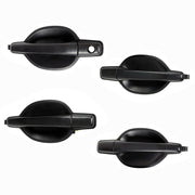 DURAFORCE Set of 4 For Mitsubishi Endeavor Exterior Door Handle Textured Black 04-11