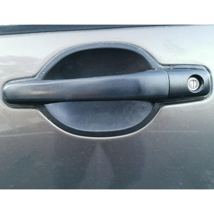 DURAFORCE Set of 4 For Mitsubishi Endeavor Exterior Door Handle Textured Black 04-11