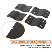 DURAFORCE 4'' Block Lift Kit For Yamaha G2 G9 Gas Electric 85-94 Golf Cart Mount Bracket