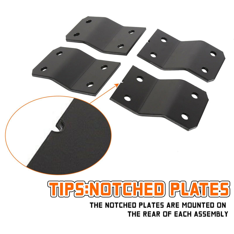 DURAFORCE 4'' Block Lift Kit For Yamaha G2 G9 Gas Electric 85-94 Golf Cart Mount Bracket