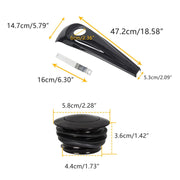 DURAFORCE For Harley Road Street Electra Glide 08-23 Dash Fuel Console+Gas Tank Cap Cover