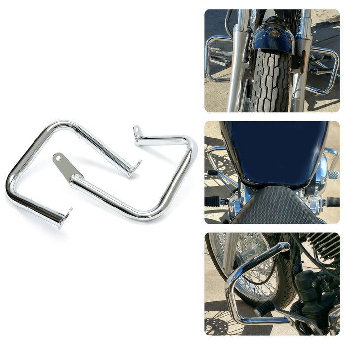 DURAFORCE Highway Crash Bars Engine Guard For Yamaha V-Star 650 400 XVS650 Classic 98-16