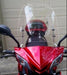 DURAFORCE Clear Scooter Motorcycle Windshield Screen For Moped Visor 125cc 150cc Gas Gy6