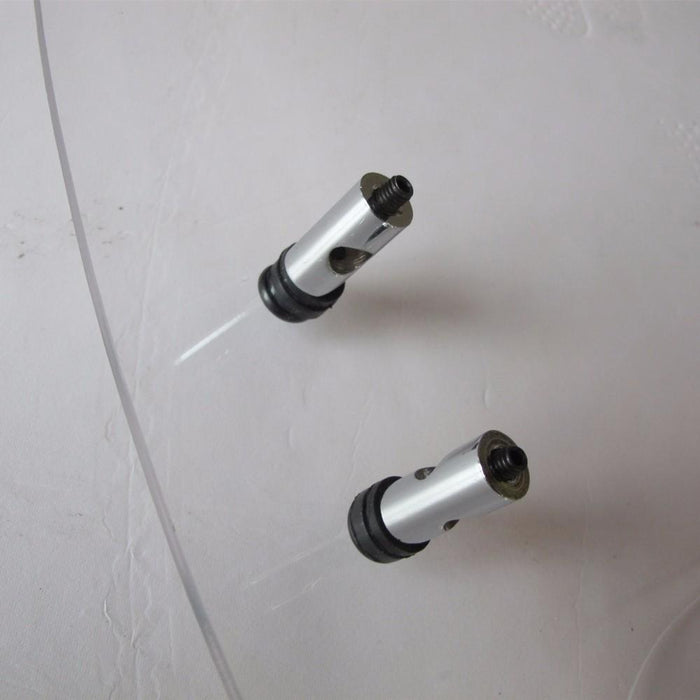 DURAFORCE Clear Scooter Motorcycle Windshield Screen For Moped Visor 125cc 150cc Gas Gy6