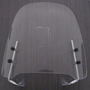 DURAFORCE Clear Scooter Motorcycle Windshield Screen For Moped Visor 125cc 150cc Gas Gy6