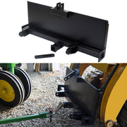 DURAFORCE 3-Point Attachment Adapter Adjustable Skid Steer Hitch Quick Attach Equipment