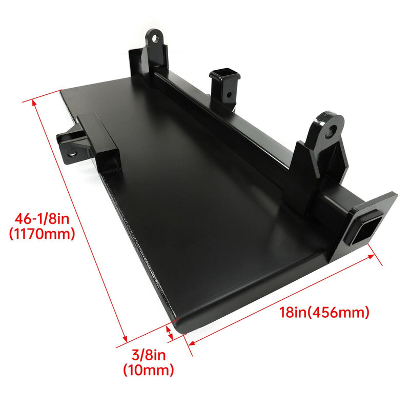 DURAFORCE 3-Point Attachment Adapter Adjustable Skid Steer Hitch Quick Attach Equipment