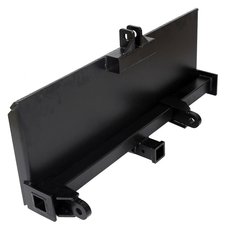 DURAFORCE 3-Point Attachment Adapter Adjustable Skid Steer Hitch Quick Attach Equipment