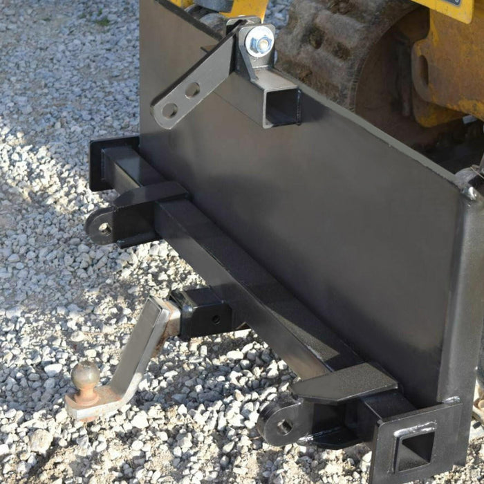 DURAFORCE 3-Point Attachment Adapter Adjustable Skid Steer Hitch Quick Attach Equipment
