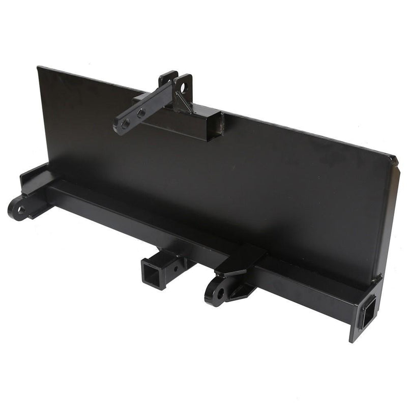 DURAFORCE 3-Point Attachment Adapter Adjustable Skid Steer Hitch Quick Attach Equipment