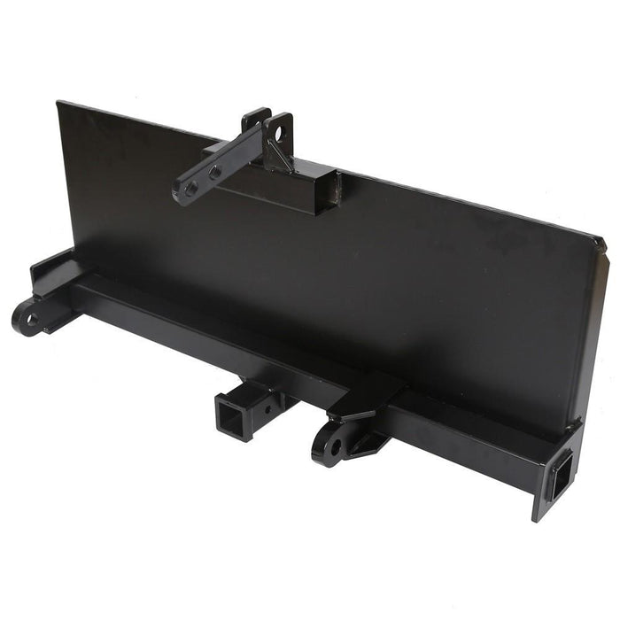 DURAFORCE 3-Point Attachment Adapter Adjustable Skid Steer Hitch Quick Attach Equipment