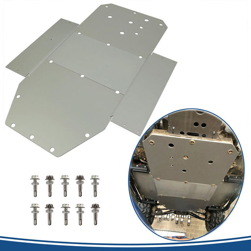 DURAFORCE FIT FOR 08-14 POLARIS RZR 800 RZR S 900 XC ALUMINUM SKID PLATE HEAVY DUTY 3/16"