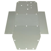 DURAFORCE FIT FOR 08-14 POLARIS RZR 800 RZR S 900 XC ALUMINUM SKID PLATE HEAVY DUTY 3/16"
