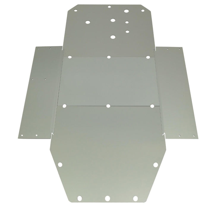 DURAFORCE FIT FOR 08-14 POLARIS RZR 800 RZR S 900 XC ALUMINUM SKID PLATE HEAVY DUTY 3/16"