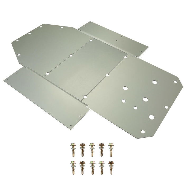 DURAFORCE FIT FOR 08-14 POLARIS RZR 800 RZR S 900 XC ALUMINUM SKID PLATE HEAVY DUTY 3/16"