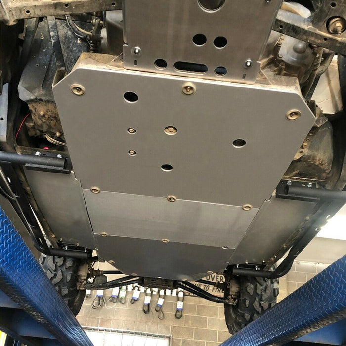 DURAFORCE FIT FOR 08-14 POLARIS RZR 800 RZR S 900 XC ALUMINUM SKID PLATE HEAVY DUTY 3/16"