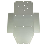 DURAFORCE FIT FOR 08-14 POLARIS RZR 800 RZR S 900 XC ALUMINUM SKID PLATE HEAVY DUTY 3/16"