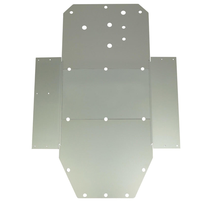 DURAFORCE FIT FOR 08-14 POLARIS RZR 800 RZR S 900 XC ALUMINUM SKID PLATE HEAVY DUTY 3/16"