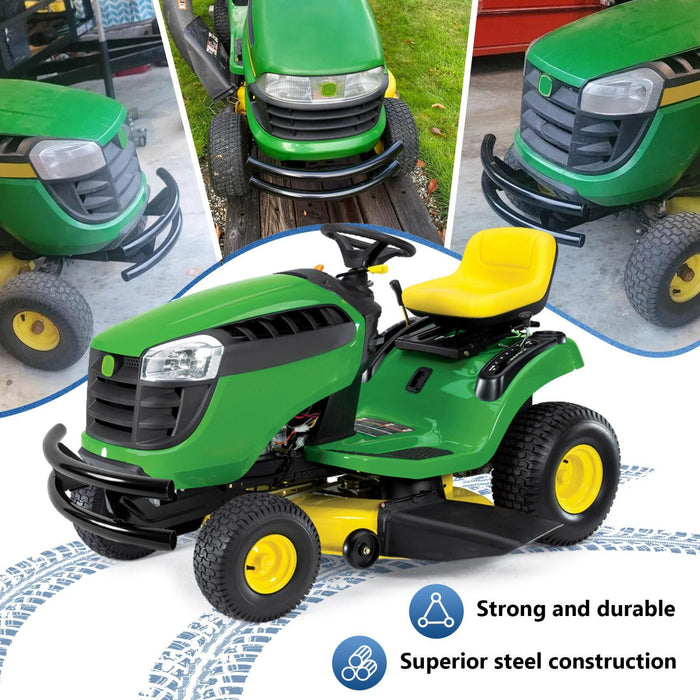 DURAFORCE 2-Bar Front Bumper Guard Lawn Tractor Protection For John Deere 100 Series