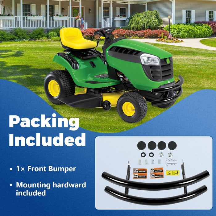 DURAFORCE 2-Bar Front Bumper Guard Lawn Tractor Protection For John Deere 100 Series