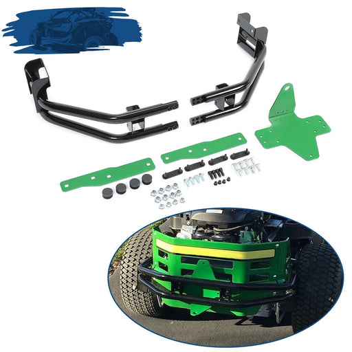 DURAFORCE For John Deere Z235 Z255 Z335E Zero-Turn Mowers Rear Bumper Bar + Hitch Kit