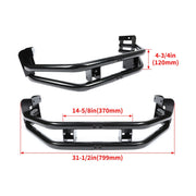 DURAFORCE For John Deere Z235 Z255 Z335E Zero-Turn Mowers Rear Bumper Bar + Hitch Kit