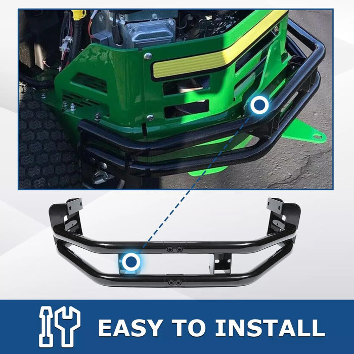 DURAFORCE For John Deere Z235 Z255 Z335E Zero-Turn Mowers Rear Bumper Bar + Hitch Kit