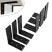 DURAFORCE 6 Heavy Duty Black Steel 6”x8” Countertop Support Brackets Corbel Lot L Shelf