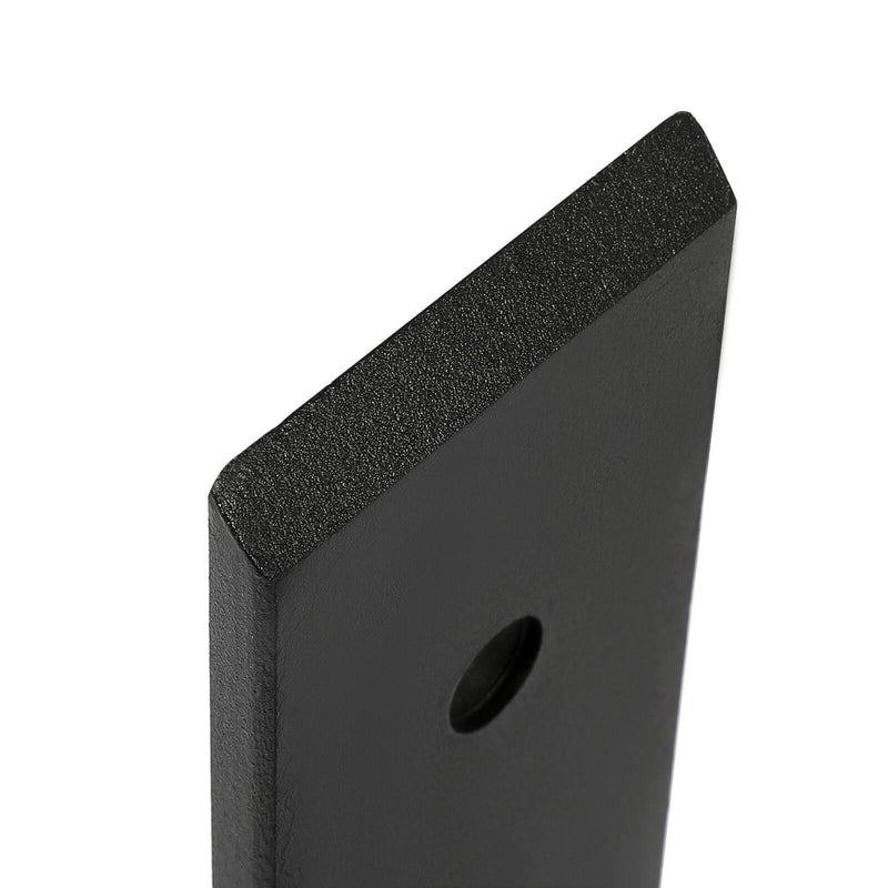 DURAFORCE 6 Heavy Duty Black Steel 6”x8” Countertop Support Brackets Corbel Lot L Shelf