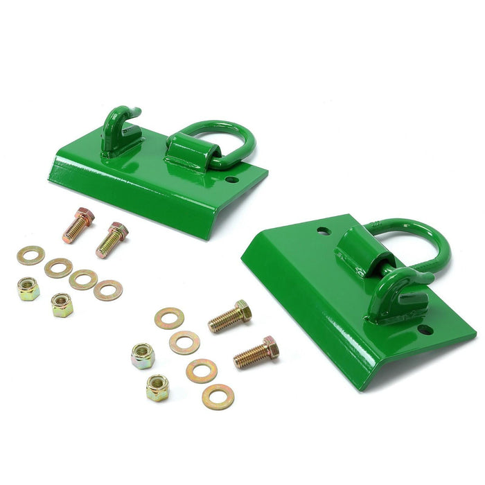 DURAFORCE Bolt on D Rings Grab Hooks For John Deere Compact Tractor 1025R 2032R 3320 2520