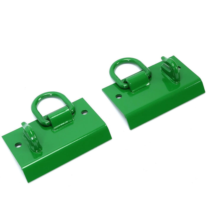 DURAFORCE Bolt on D Rings Grab Hooks For John Deere Compact Tractor 1025R 2032R 3320 2520