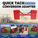 DURAFORCE For Bobtach Universal Skid Steer Quick Attach Plate Conversion Adapter 4000LBS