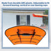 DURAFORCE Orange Tractor Canopy For Tractors Mowers ROPS Replace for Tuff Top 52"x52"