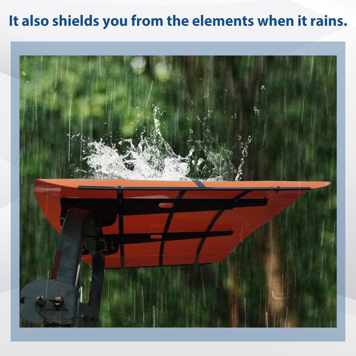 DURAFORCE Orange Tractor Canopy For Tractors Mowers ROPS Replace for Tuff Top 52"x52"