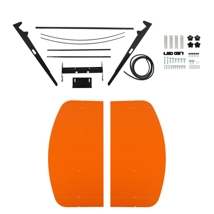 DURAFORCE Orange Tractor Canopy For Tractors Mowers ROPS Replace for Tuff Top 52"x52"