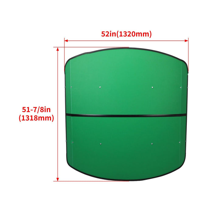 DURAFORCE Green Tuff Top Tractor Canopy For ROPS 52" X 52" Universal Fits