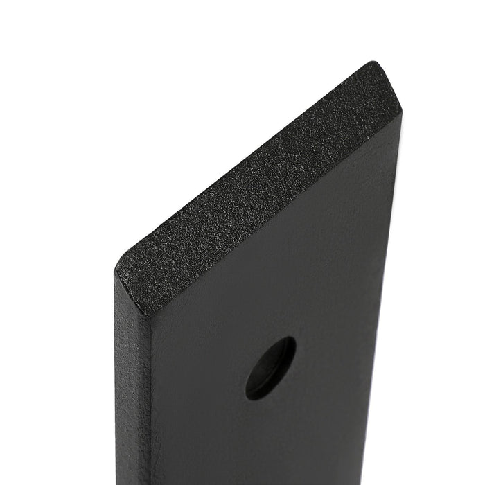 DURAFORCE 3 Heavy Duty Black Steel 6"x8" Countertop Support Brackets Corbel Lot L Shelf