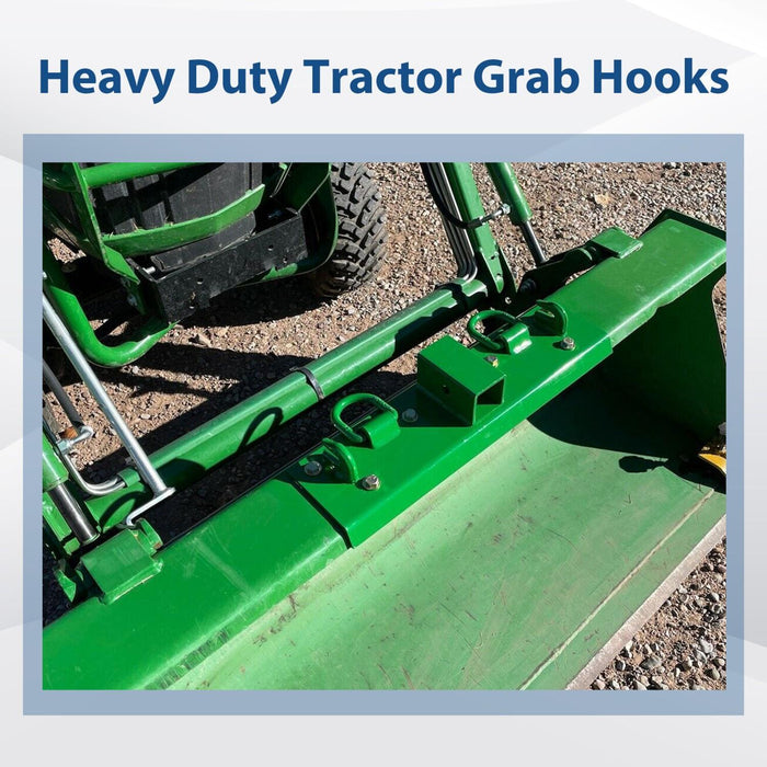 DURAFORCE Bolt-on Grab Hooks, D Rings,2" Receiver all-in-one For John Deere 1025R Tractor