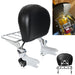 DURAFORCE Backrest Sissy Bar Rack For Harley Touring Street Glide Road King 1997-2008