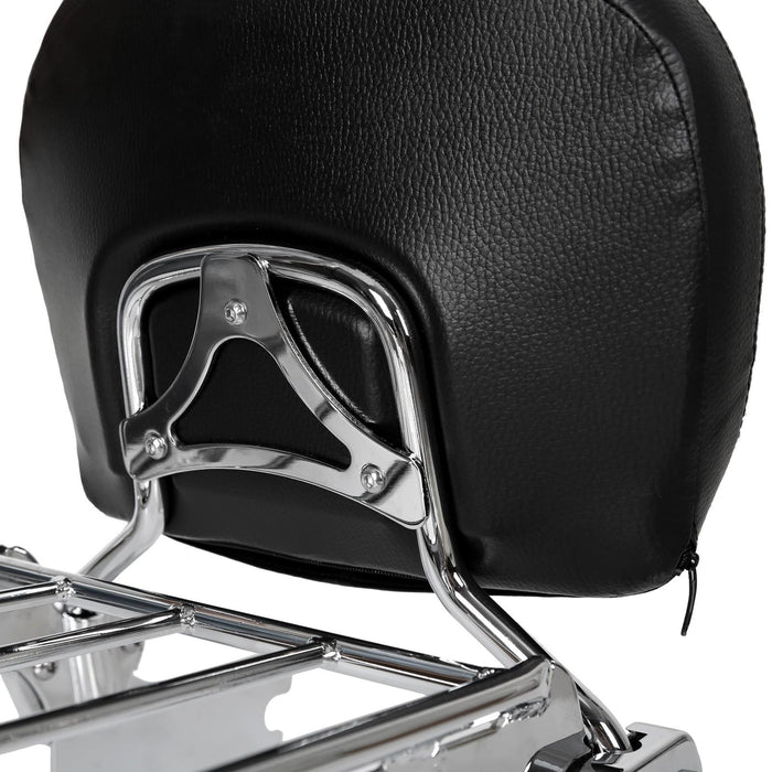 DURAFORCE Backrest Sissy Bar Rack For Harley Touring Street Glide Road King 1997-2008