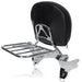 DURAFORCE Backrest Sissy Bar Rack For Harley Touring Street Glide Road King 1997-2008