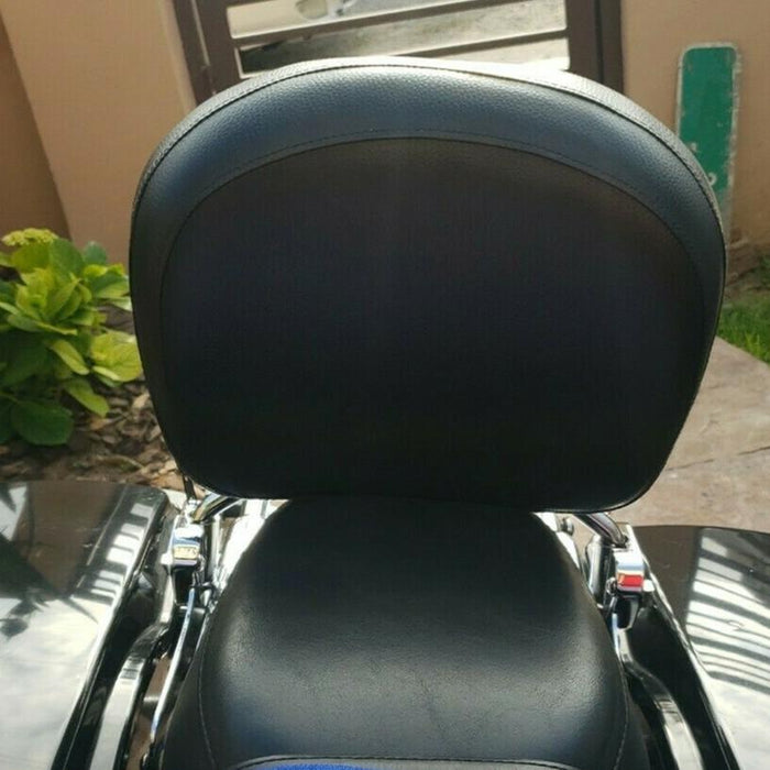 DURAFORCE Backrest Sissy Bar Rack For Harley Touring Street Glide Road King 1997-2008
